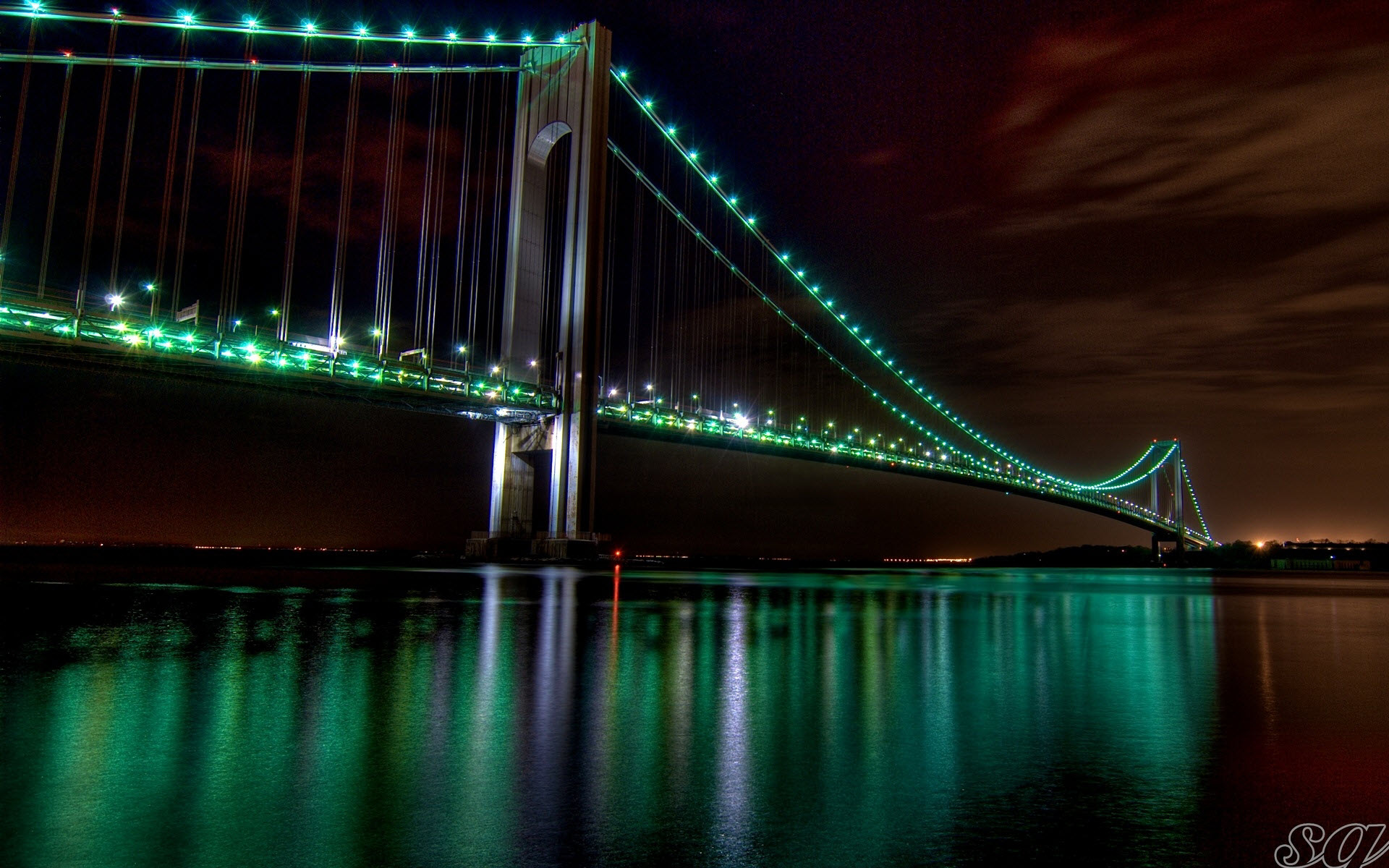 The Golden Gate Bridge Night View1569113989